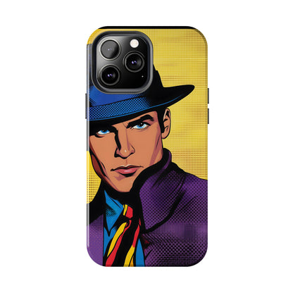 Tough Phone Cases Pop Art Modern Edge Guy Noir 04