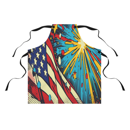 Apron Vote 2024 American Flag Burst