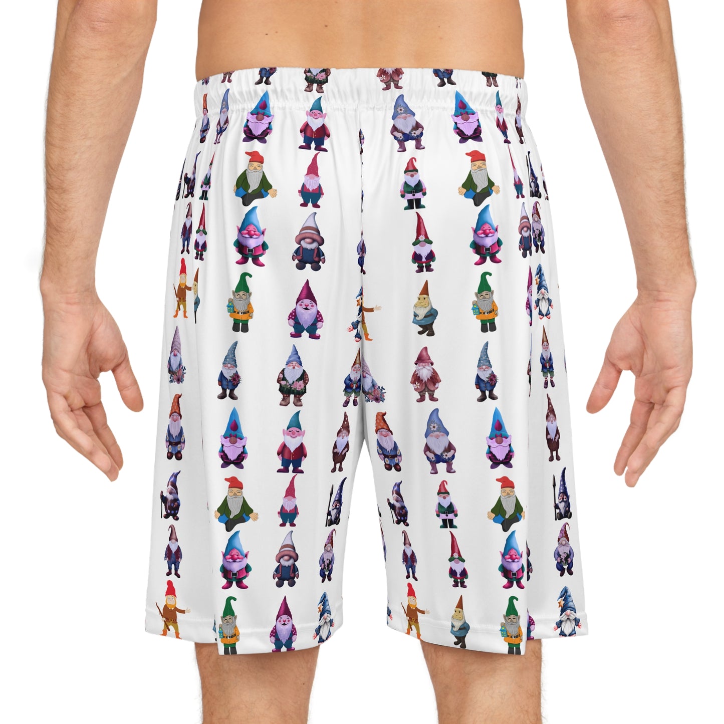 White-Gnome - Basketball Shorts