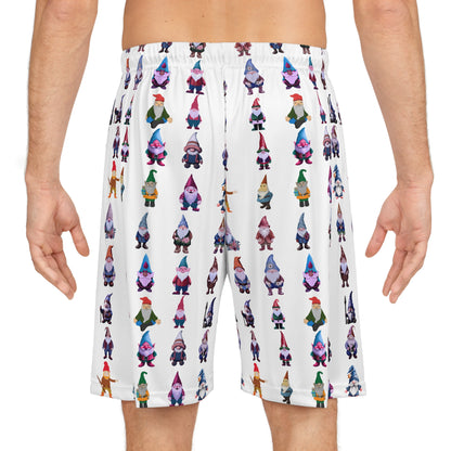 White-Gnome - Basketball Shorts