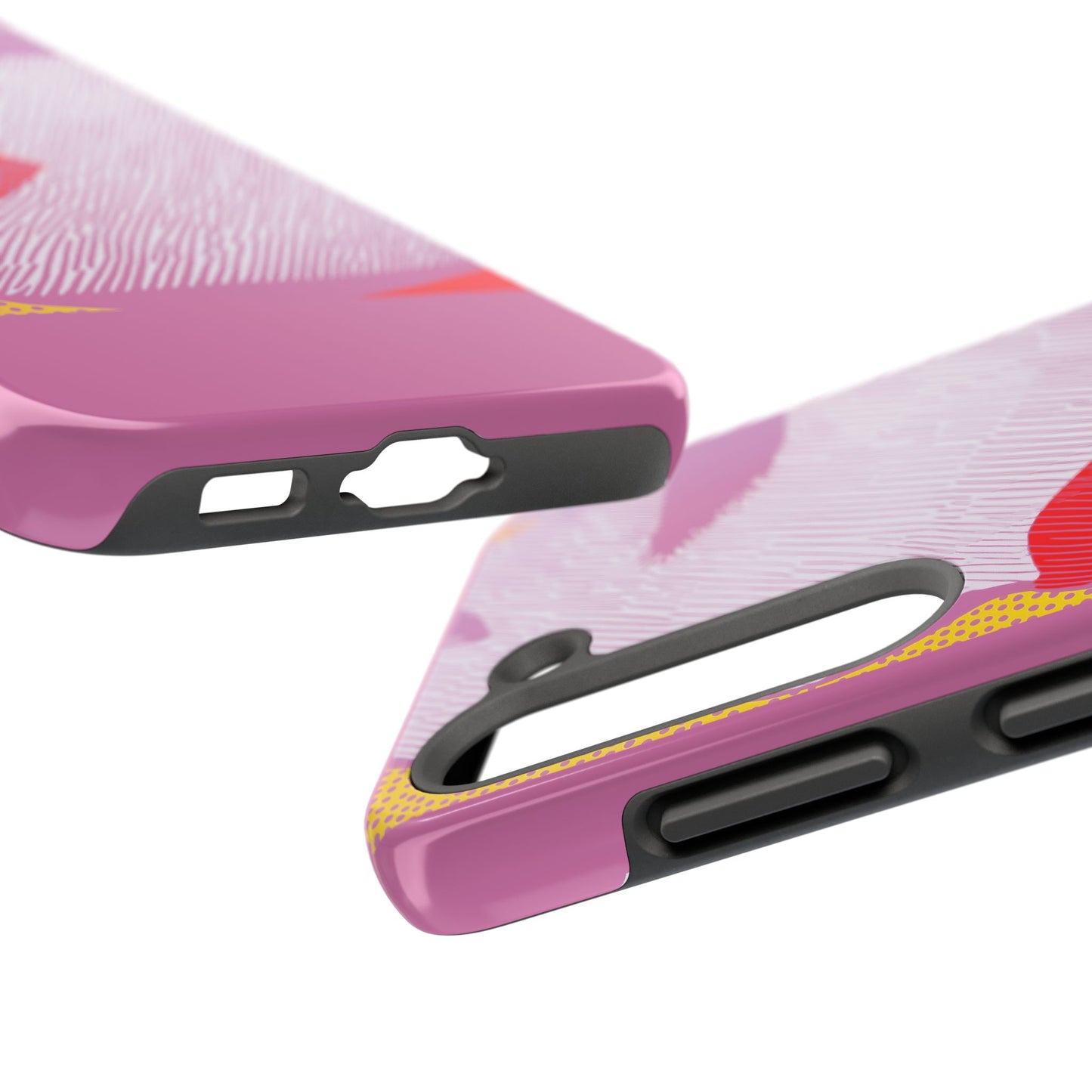 Tough Phone Cases Pop Art Modern Edge 01 Pink