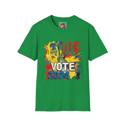 Unisex Softstyle VOTE 2024 5 2024 election shirts