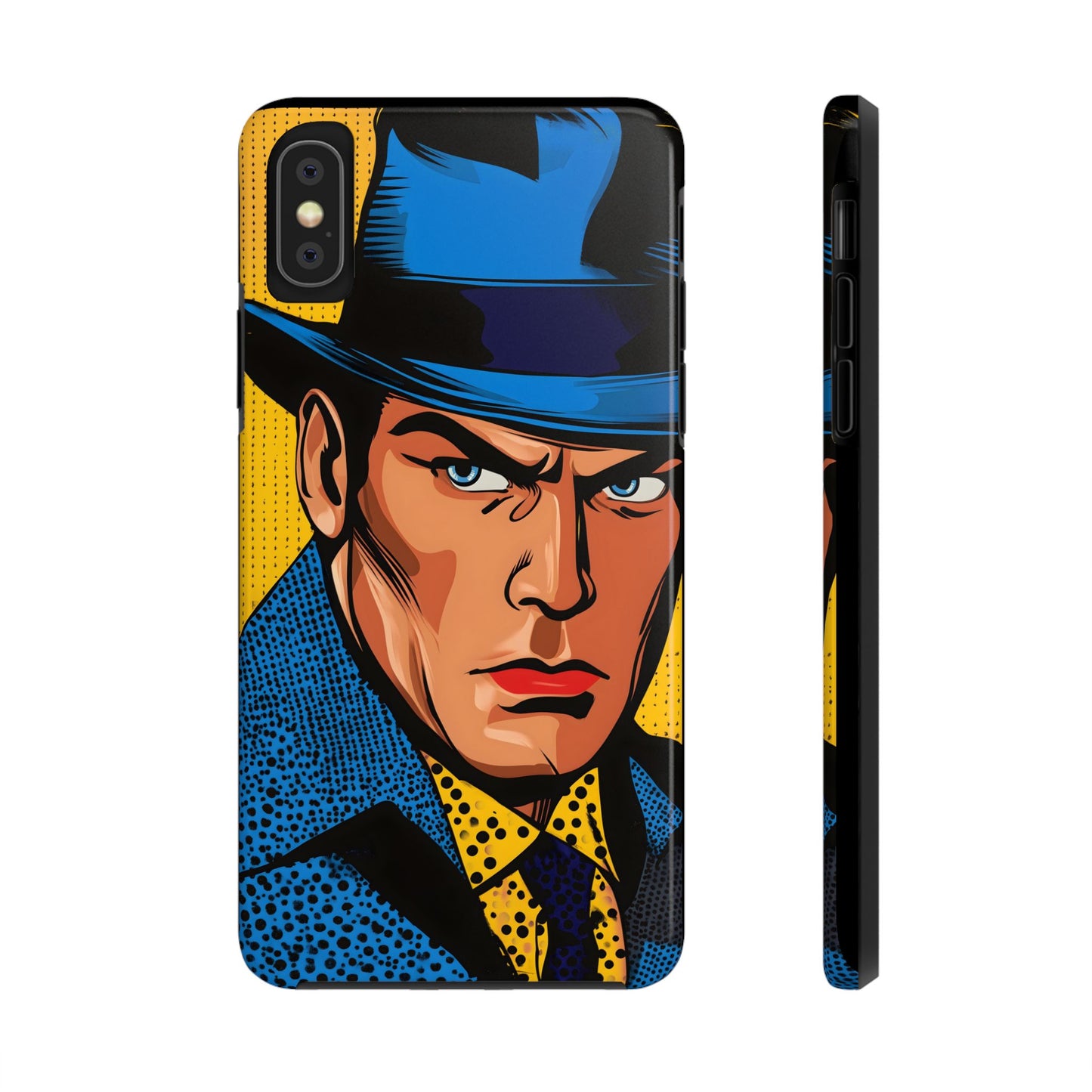 Tough Phone Cases Pop Art Modern Edge Guy Noir 02