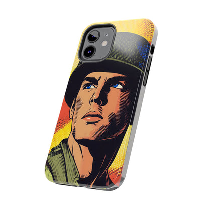 Tough Phone Cases Pop Art Modern Edge Soldier 04