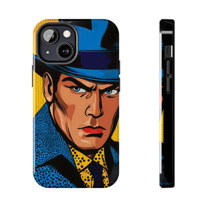 Tough Phone Cases Pop Art Modern Edge Guy Noir 02