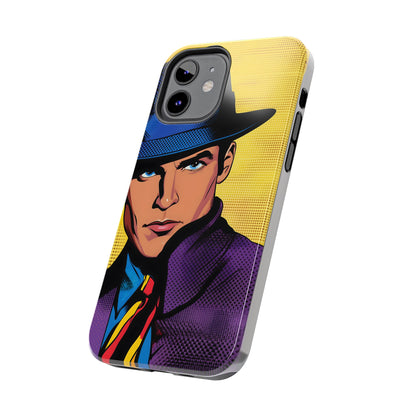 Tough Phone Cases Pop Art Modern Edge Guy Noir 04