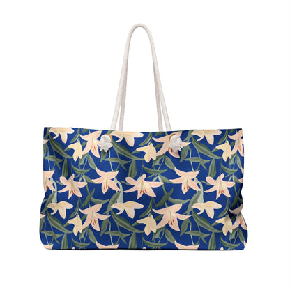 Weekender Bag - Flower Blossum - Blue