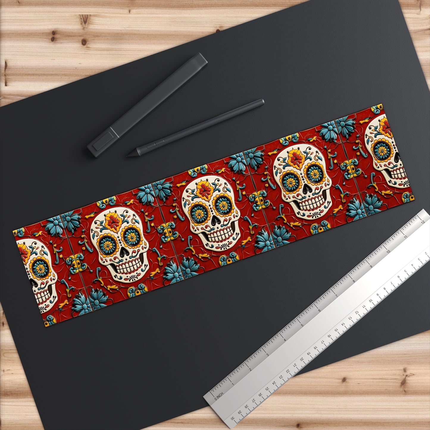 Sugar Skull Bumper Stickers 016 Day of the Dead Dia de Los Muertos, Halloween Decor - Car Decals, Laptop Stickers