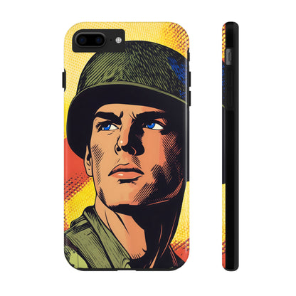 Tough Phone Cases Pop Art Modern Edge Soldier 04