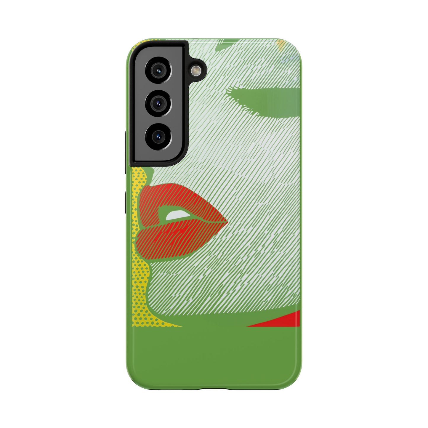 Tough Phone Cases Pop Art Modern Edge 01 Green