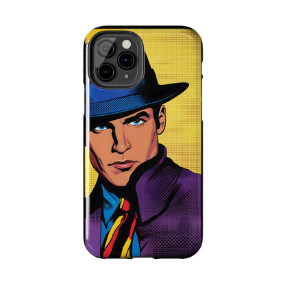 Tough Phone Cases Pop Art Modern Edge Guy Noir 04