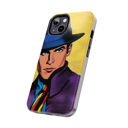 Tough Phone Cases Pop Art Modern Edge Guy Noir 04