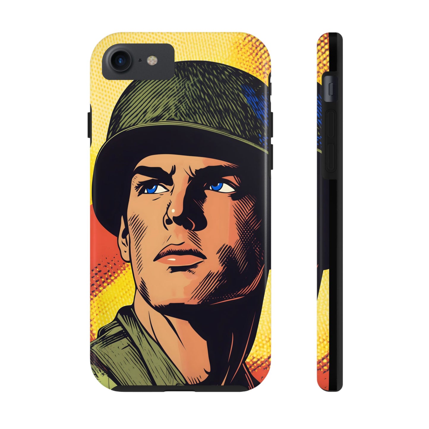 Tough Phone Cases Pop Art Modern Edge Soldier 04