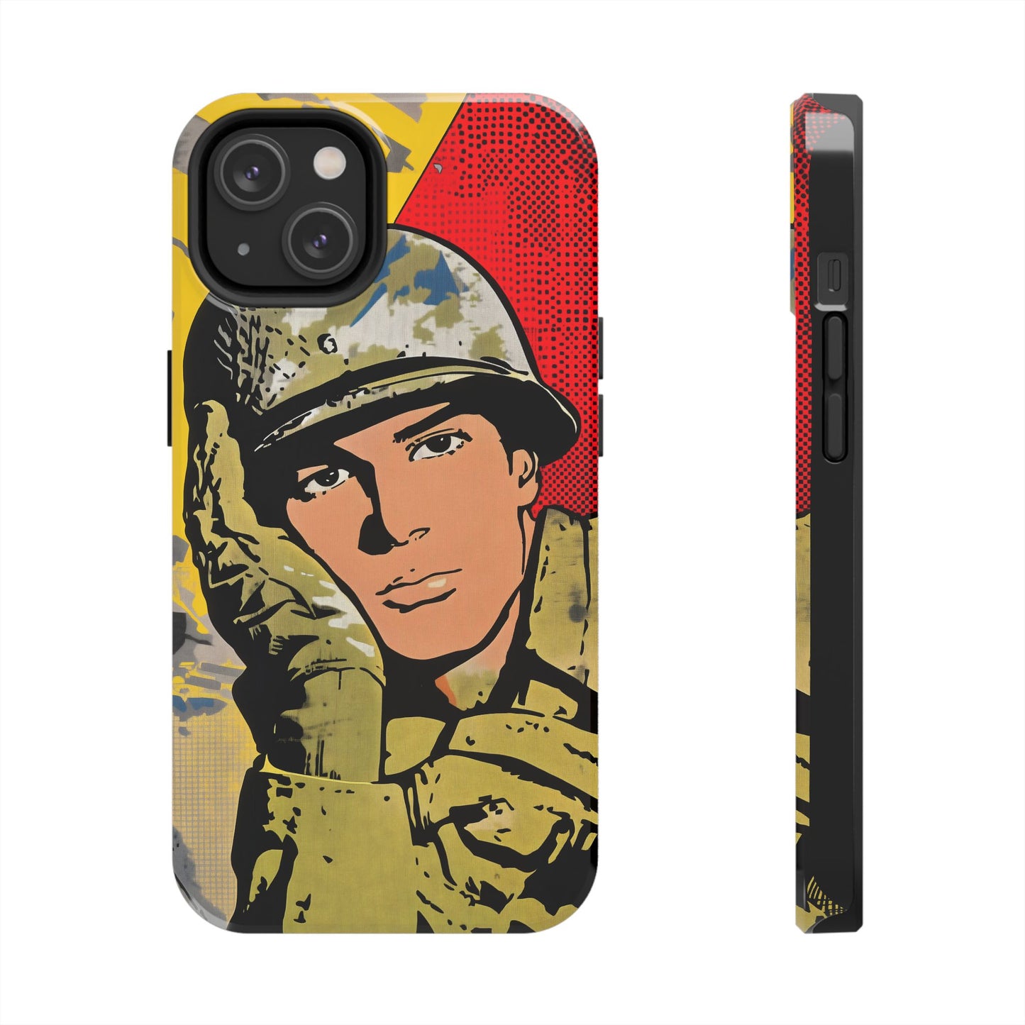 Tough Phone Cases Pop Art Modern Edge Soldier 03