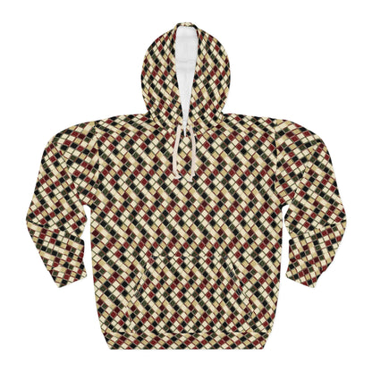 Unisex Pullover Hoodie Argyle 0002