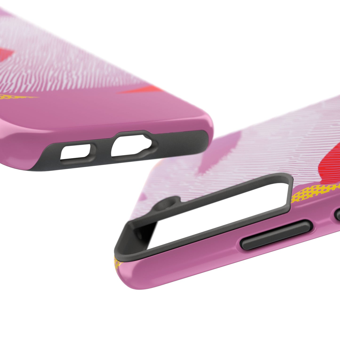 Tough Phone Cases Pop Art Modern Edge 01 Pink