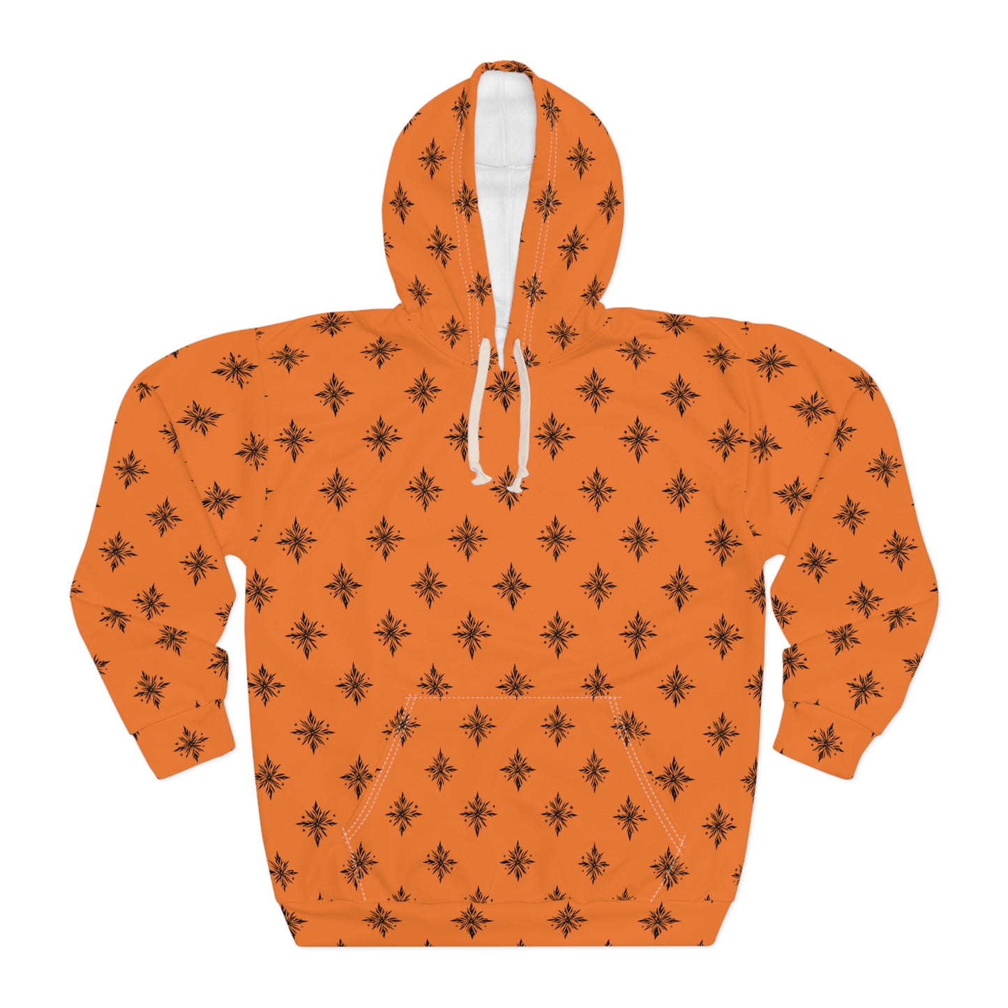 Unisex Pullover Hoodie Geometric Snowflake 001 Custa