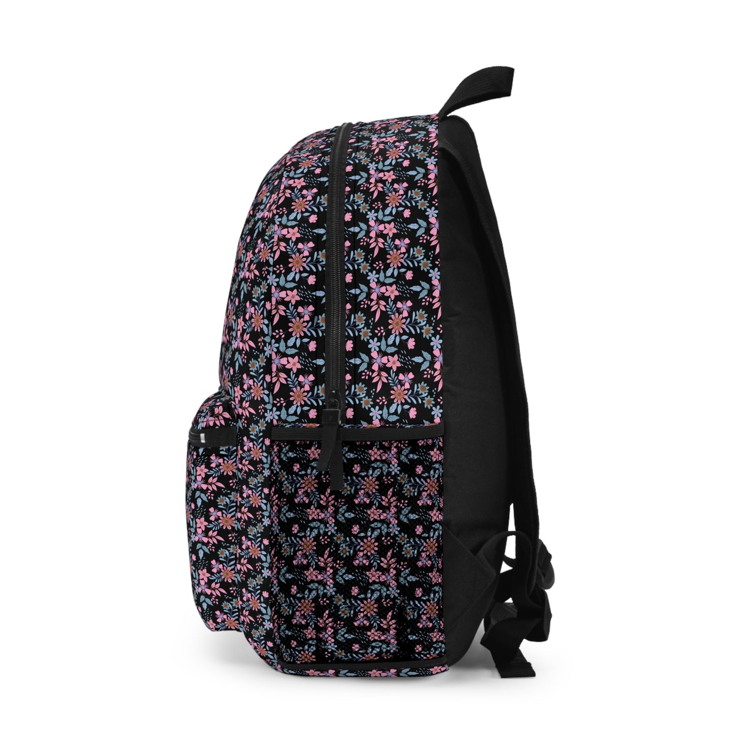 Backpack - Floral - Black