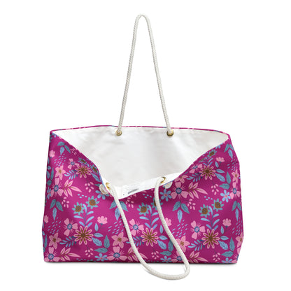 Weekender Bag - Floral - Pink