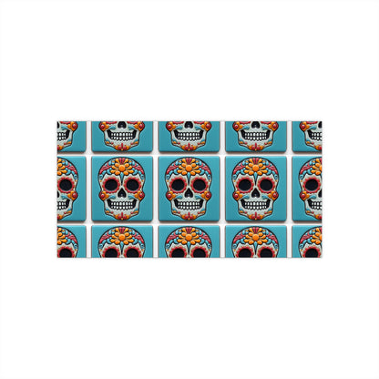 Sugar Skull Bumper Stickers 006, Day of the Dead Dia de Los Muertos, Halloween Decor - Car Decals, Laptop Stickers