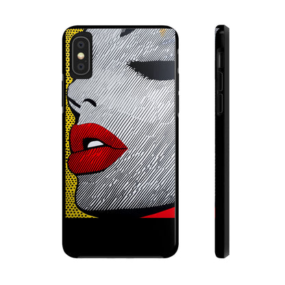 Tough Phone Cases Pop Art Modern Edge 01 Black