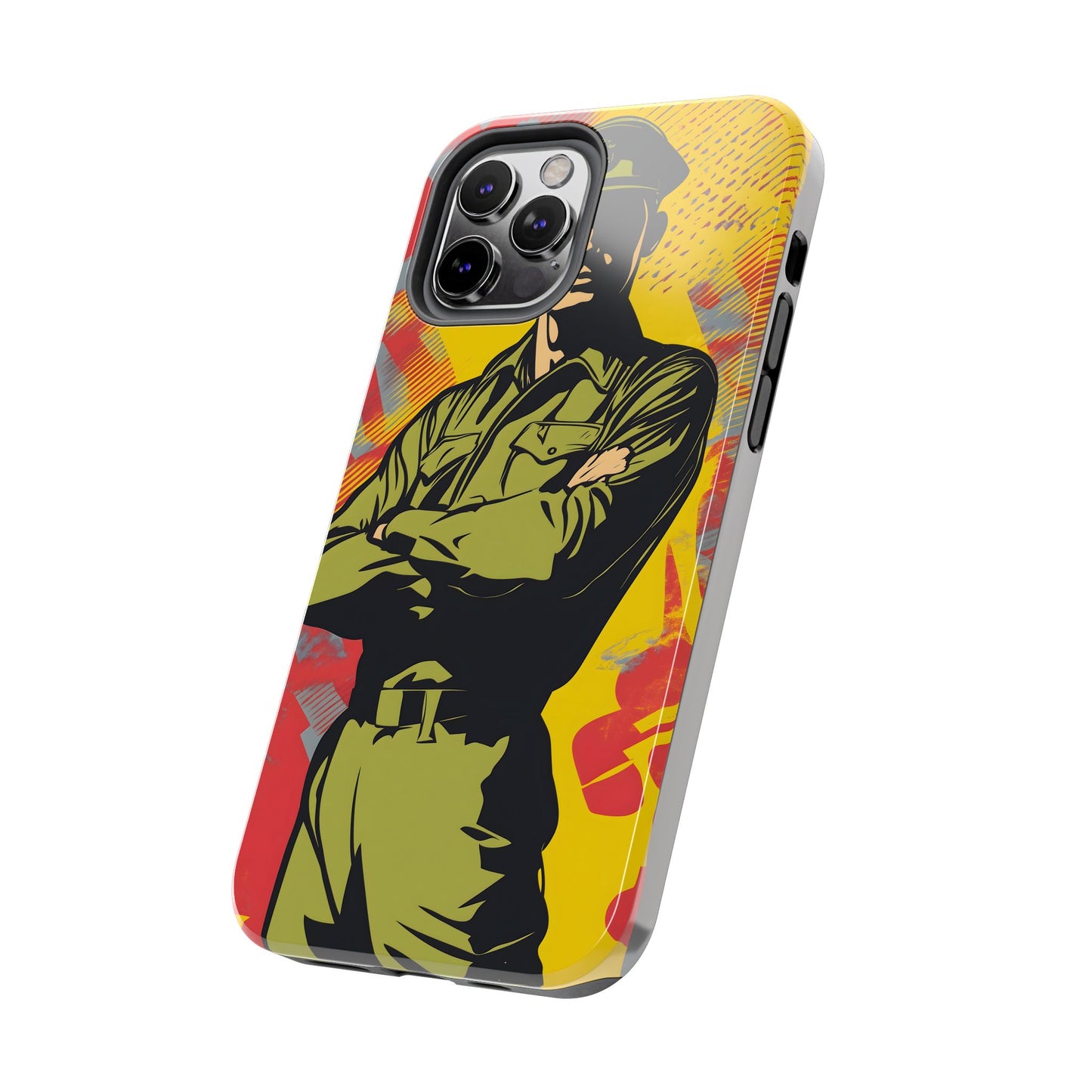 Tough Phone Cases Pop Art Modern Edge Soldier 01