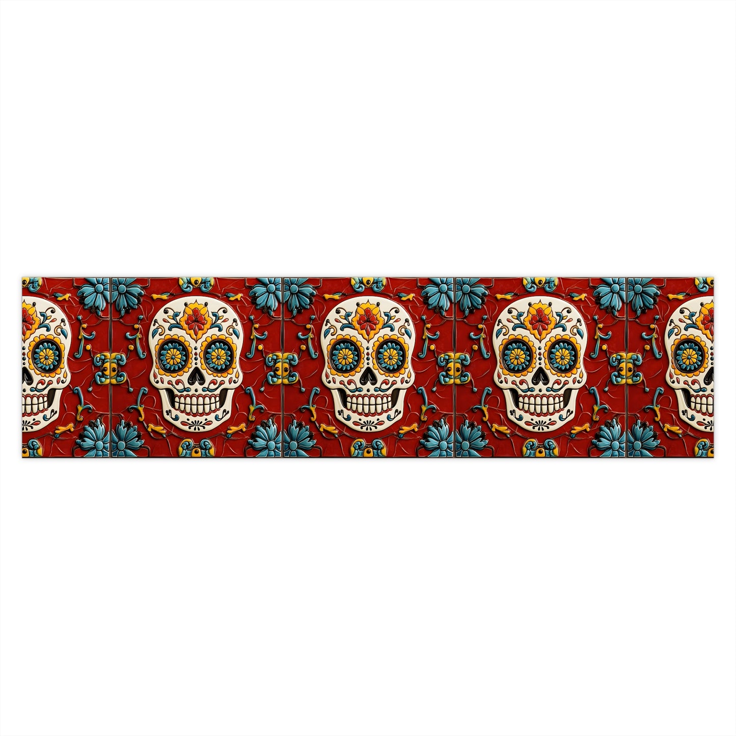 Sugar Skull Bumper Stickers 016 Day of the Dead Dia de Los Muertos, Halloween Decor - Car Decals, Laptop Stickers