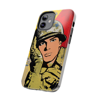 Tough Phone Cases Pop Art Modern Edge Soldier 03