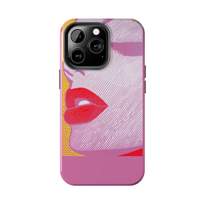 Tough Phone Cases Pop Art Modern Edge 01 Pink