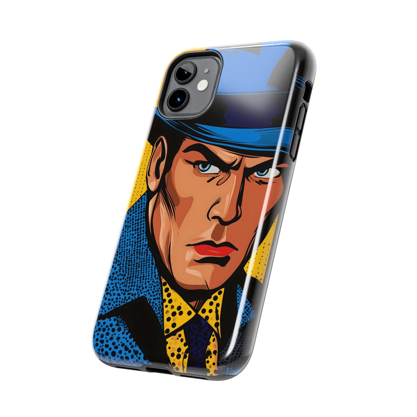 Tough Phone Cases Pop Art Modern Edge Guy Noir 02