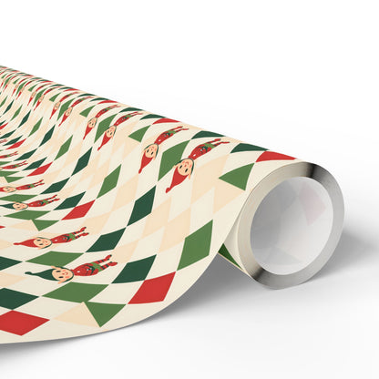 Wrapping Papers Christmas Double Elves