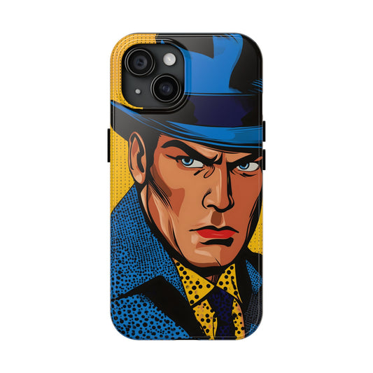 Tough Phone Cases Pop Art Modern Edge Guy Noir 02