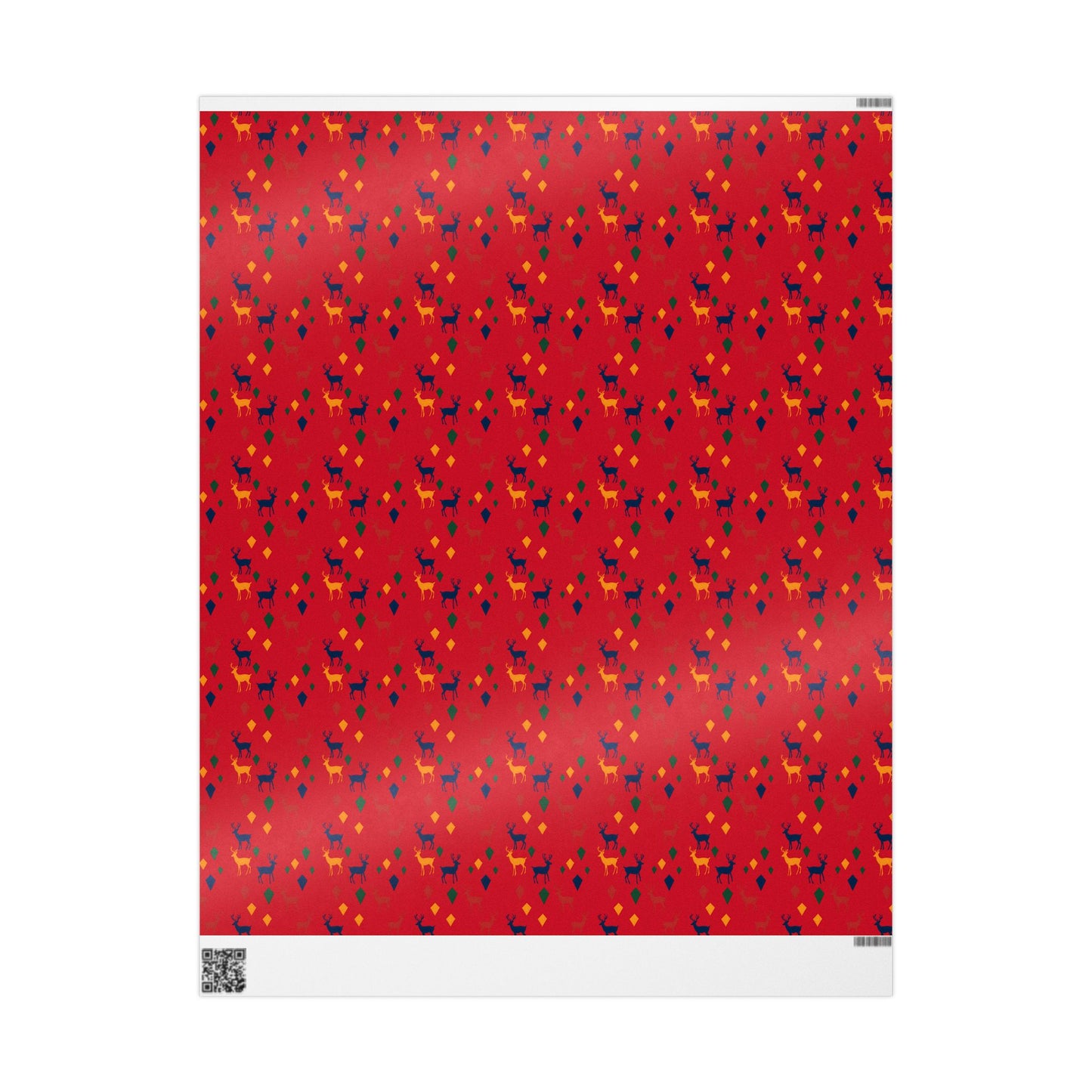 Wrapping Papers Christmas Reindeer Red