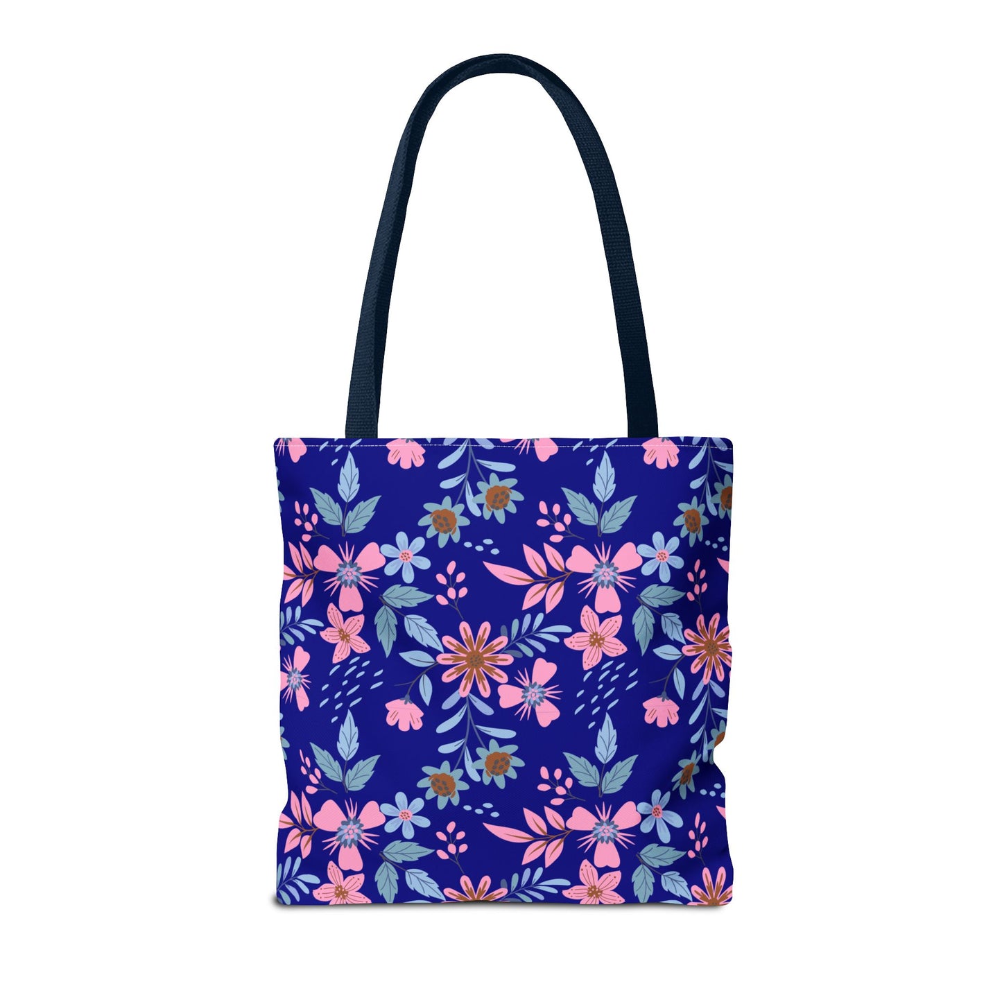 Tote Bag - Floral - Navy