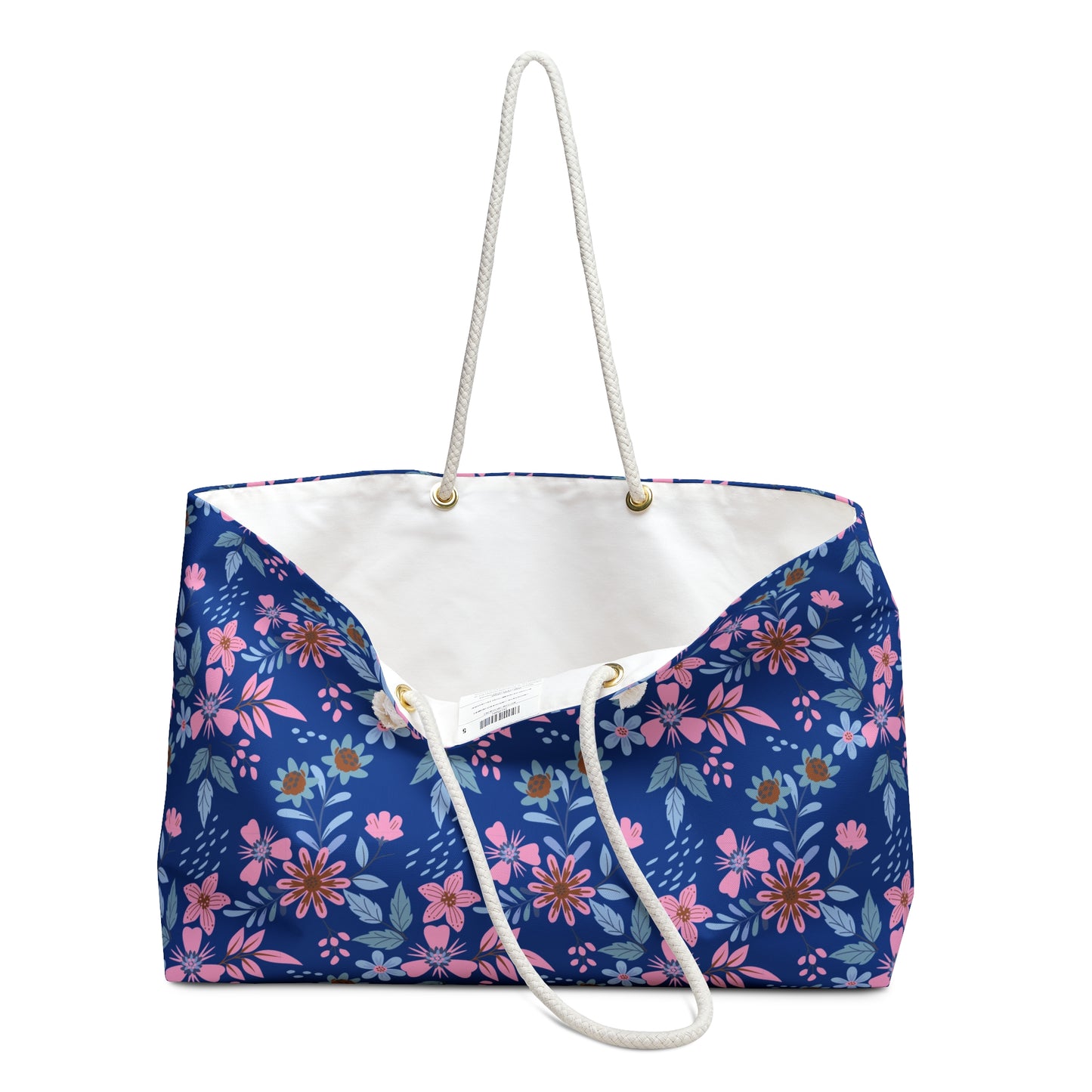 Weekender Bag - Floral - Blue