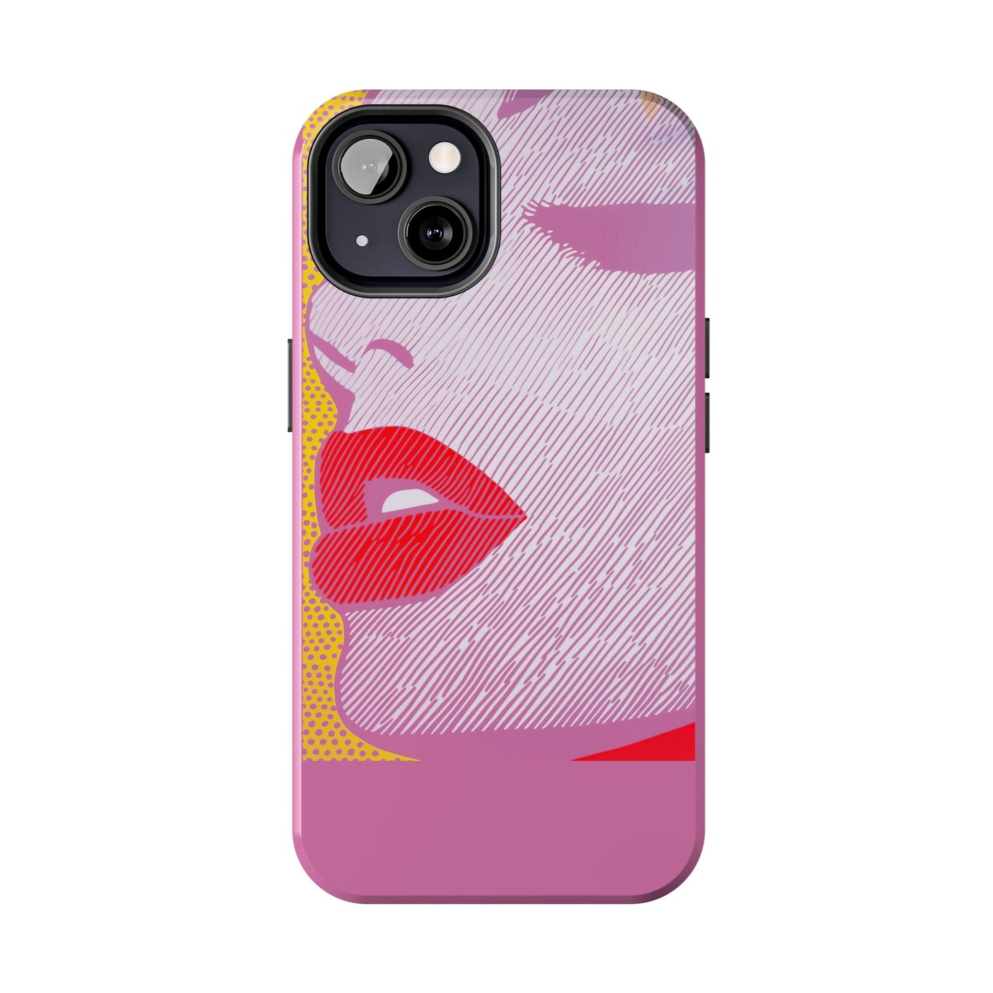 Tough Phone Cases Pop Art Modern Edge 01 Pink