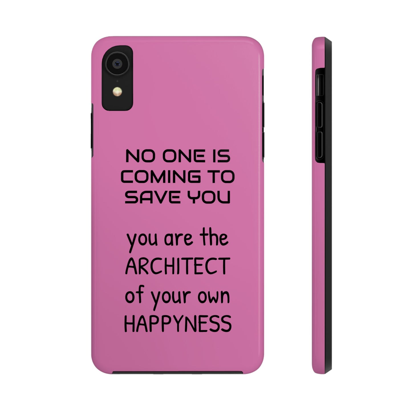 Tough Phone Cases, Just Saying Pink 06 Custom Design Fun Unique Cover, a Gift for Tech Lover