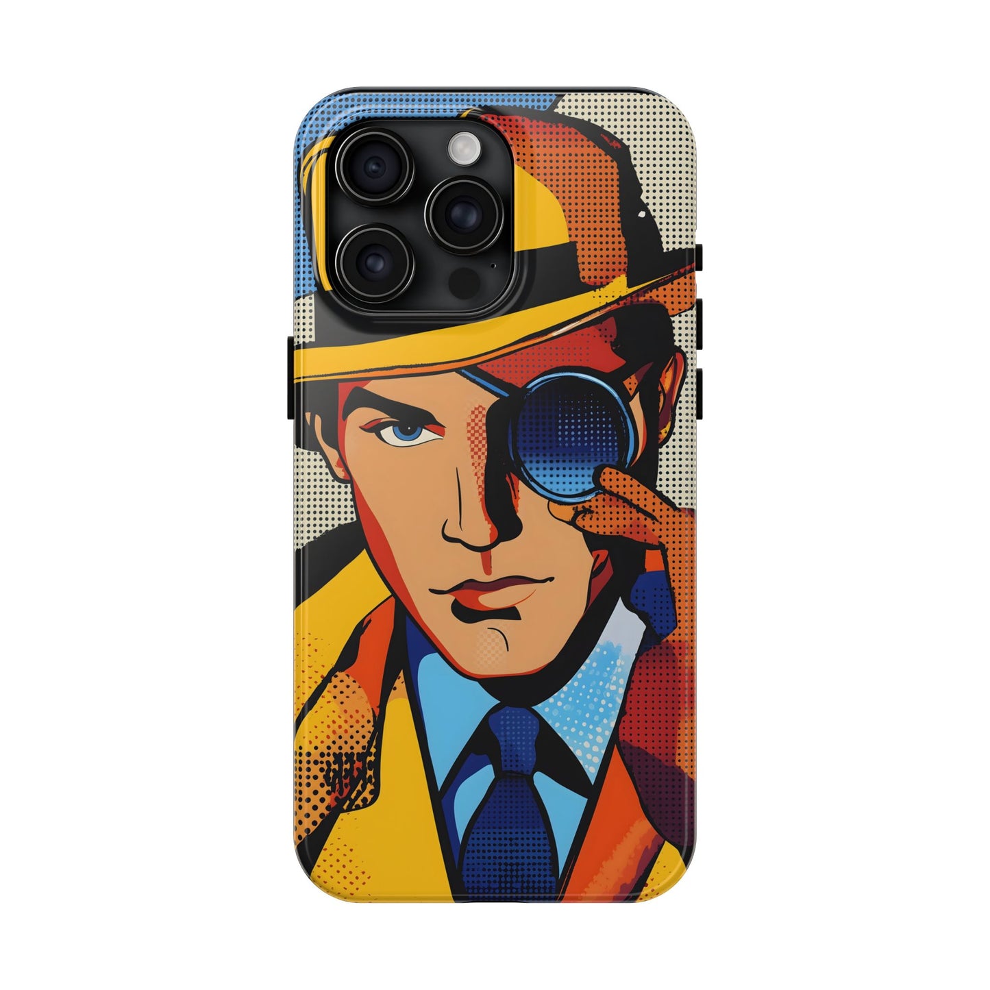 Tough Phone Cases Pop Art Modern Edge Guy Noir 03