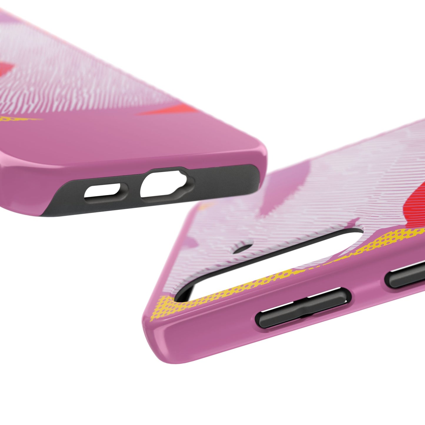 Tough Phone Cases Pop Art Modern Edge 01 Pink