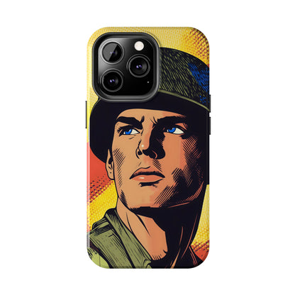 Tough Phone Cases Pop Art Modern Edge Soldier 04