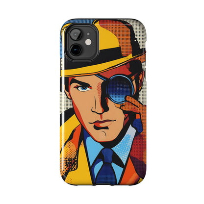 Tough Phone Cases Pop Art Modern Edge Guy Noir 03