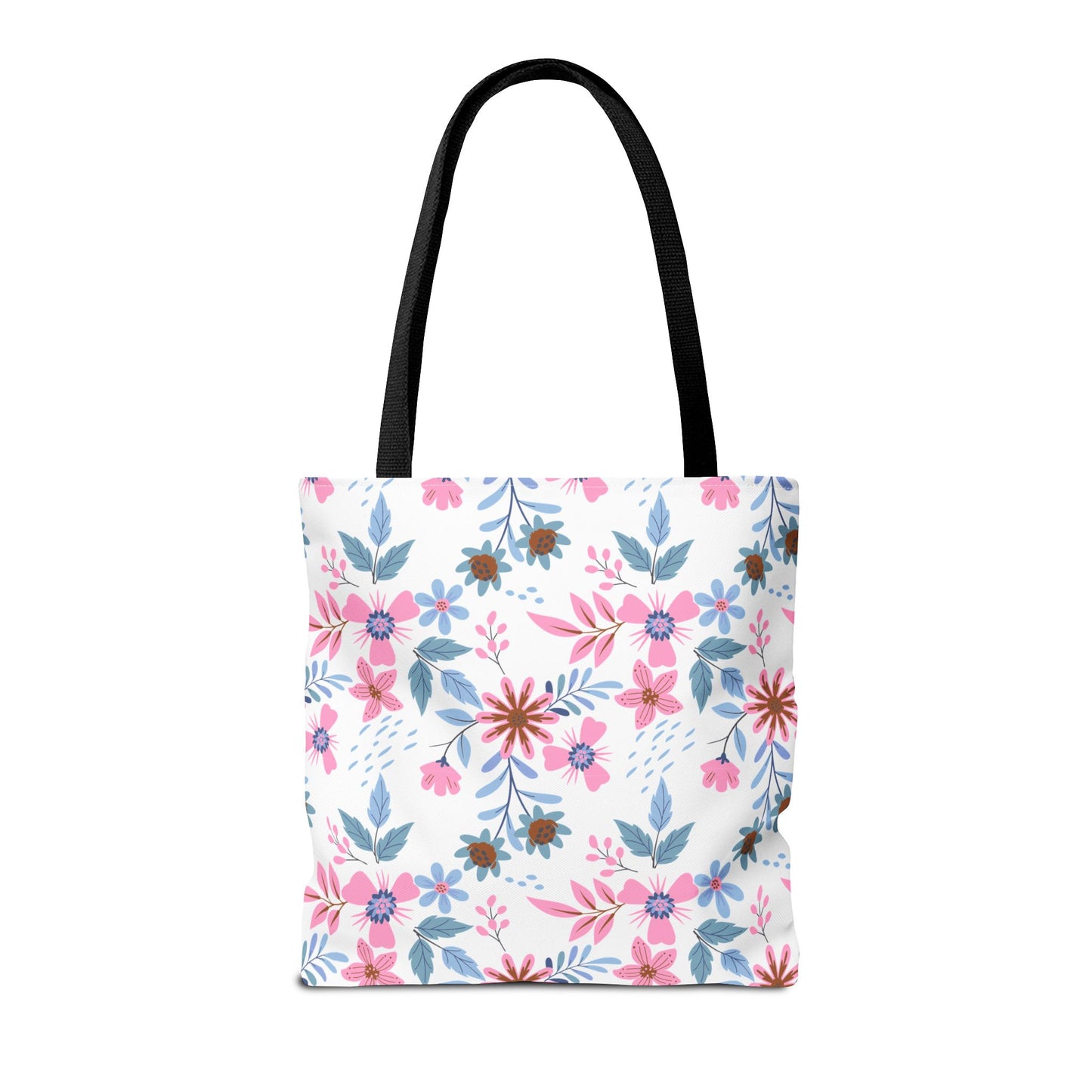 Tote Bag - Floral - White