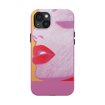 Tough Phone Cases Pop Art Modern Edge 01 Pink