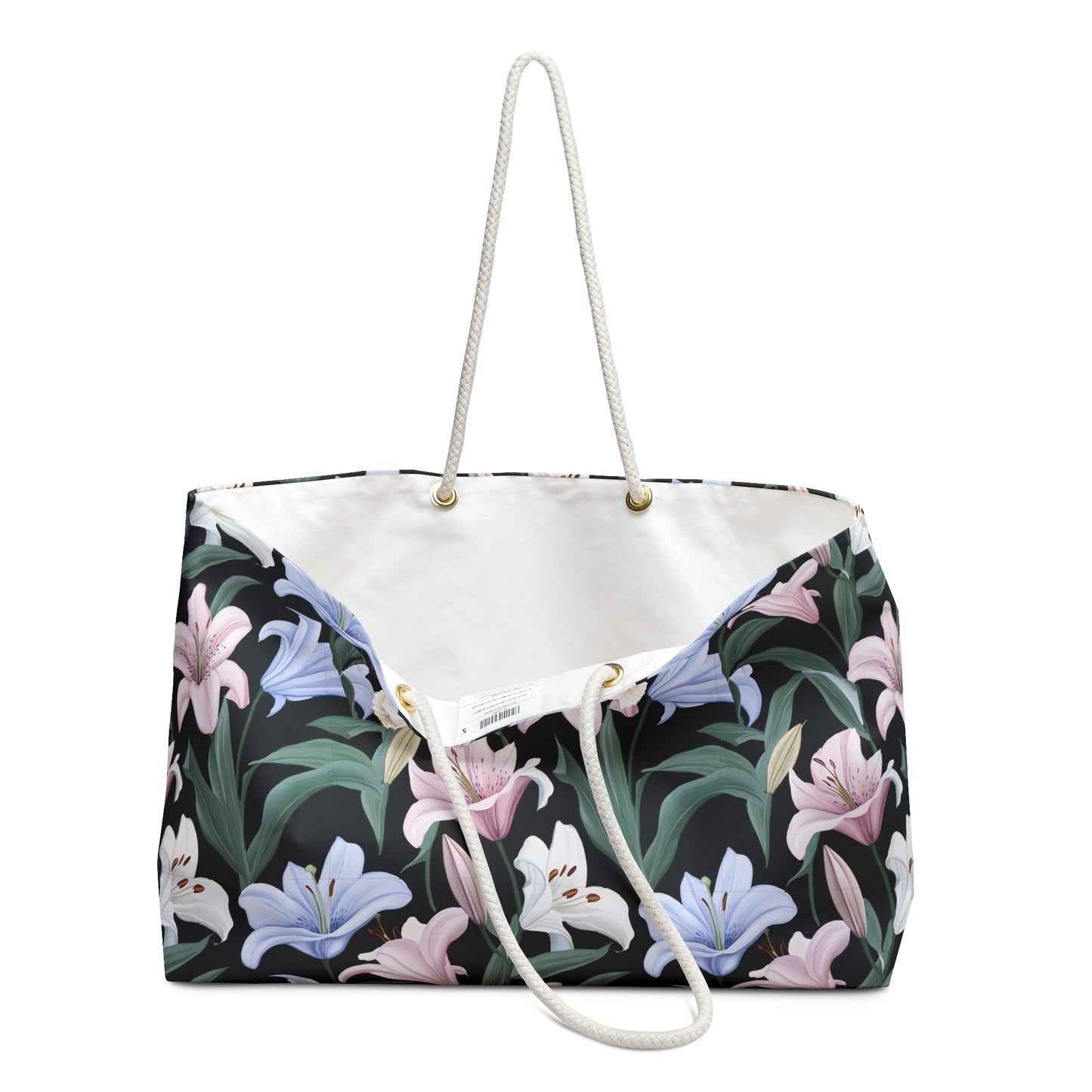 Weekender Bag - Flower Floret - Black