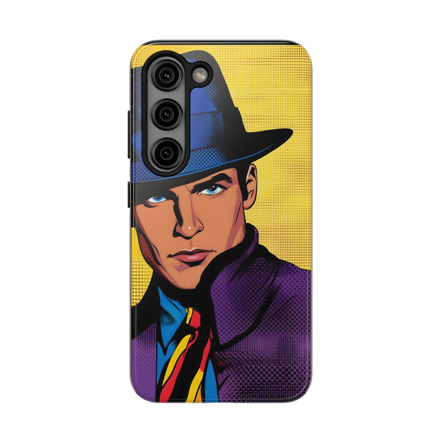 Tough Phone Cases Pop Art Modern Edge Guy Noir 04