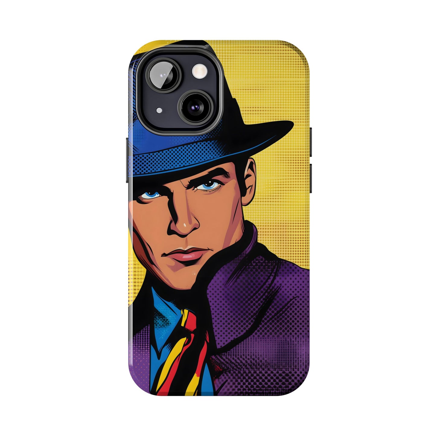 Tough Phone Cases Pop Art Modern Edge Guy Noir 04