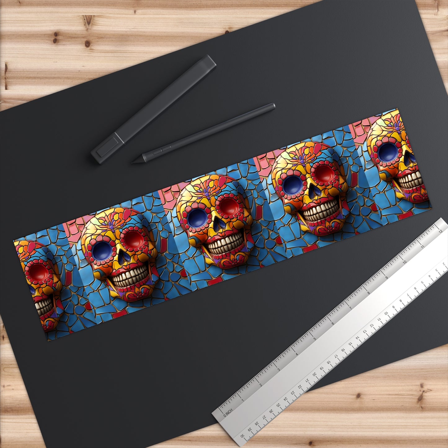 Sugar Skull Bumper Stickers 021 Day of the Dead Dia de Los Muertos, Halloween Decor - Car Decals, Laptop Stickers