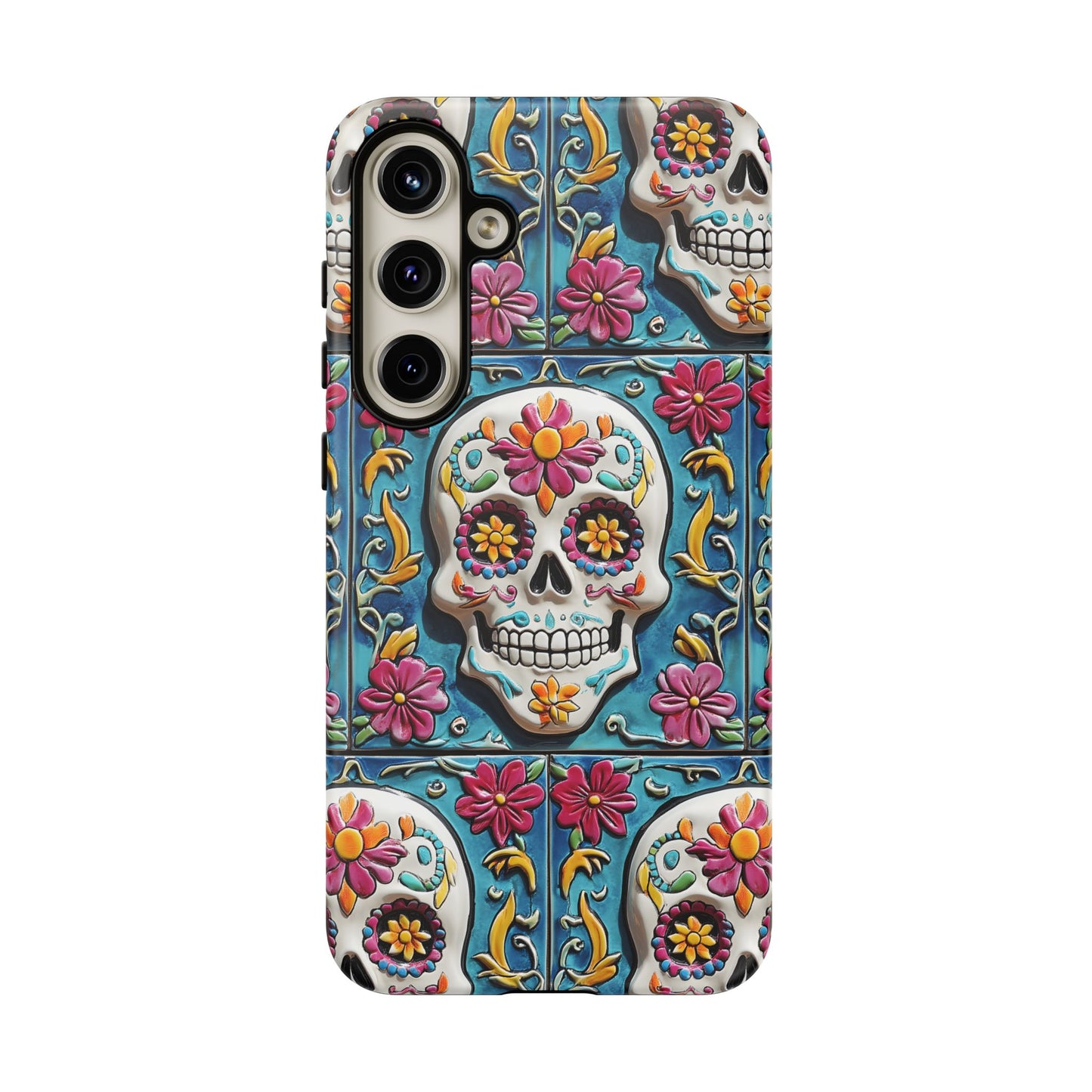 Tough Cases Day of the Dead Dia de Los Muertos Sugar Skull 0001