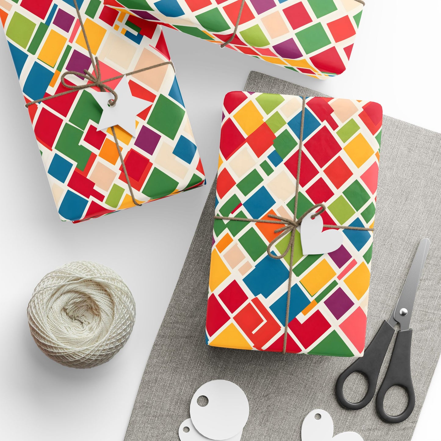 Wrapping Papers Christmas Diamond Mosiac