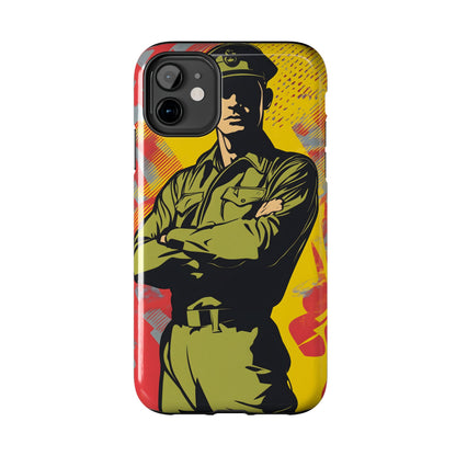 Tough Phone Cases Pop Art Modern Edge Soldier 01